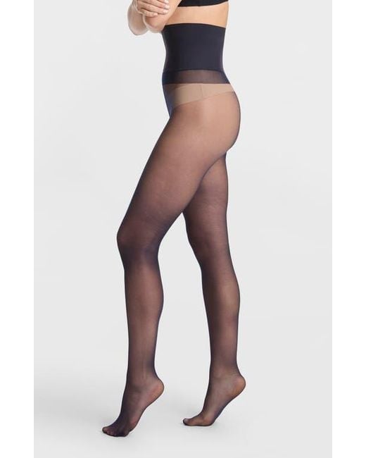 Commando Blue Premium Sheer Tights
