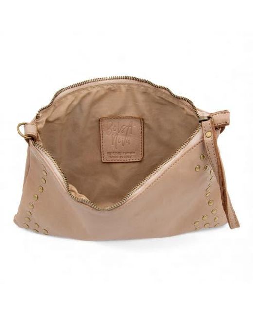 Bolsa Nova Natural Boho Clutch