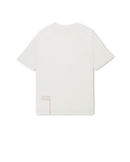 Fortela White Vermont Jersey T-Shirt With Chest Pocket for men