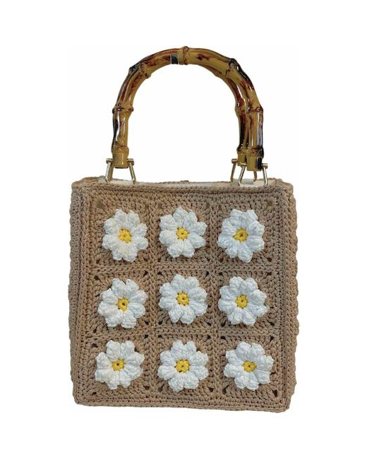 Jelavu Metallic Blossom Crossbody Bag