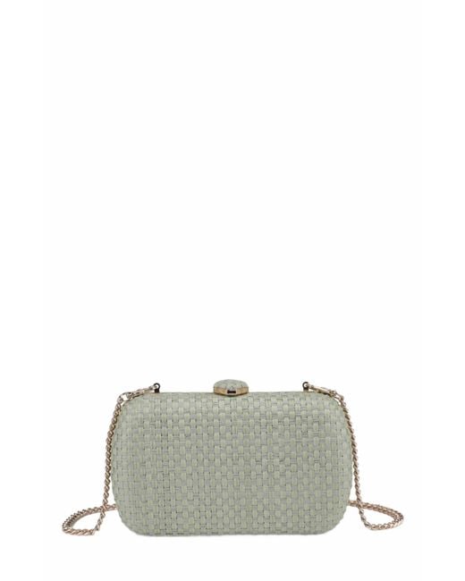 Moda Luxe Gray Roxie Evening Bag