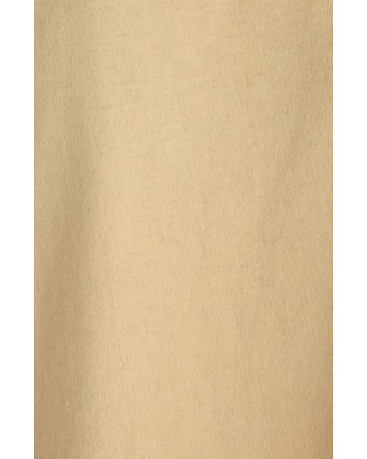 Balenciaga Blue Laurel Embroidered Logo Boxy Distressed T-Shirt