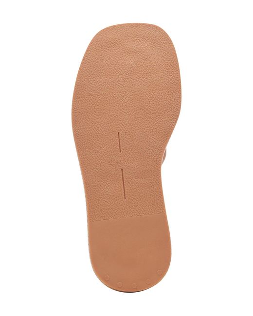 Dolce Vita Brown Aisha Platform Slide Sandal