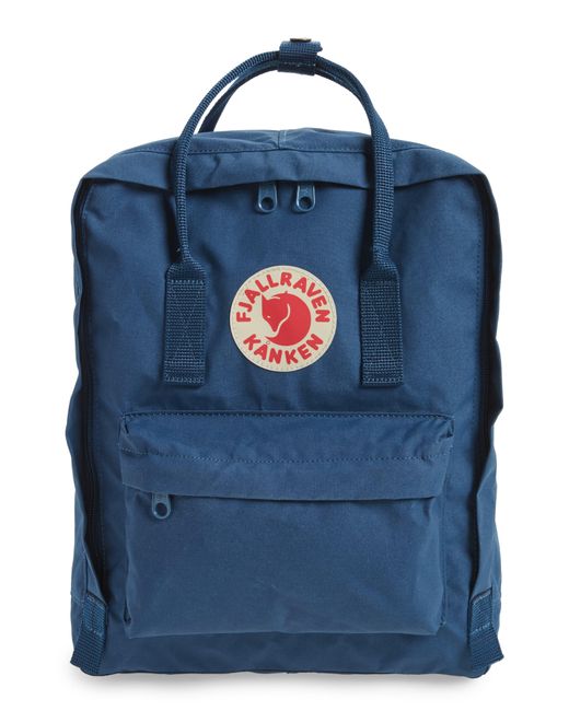 Fjallraven Blue Fjällräven Kånken Water Resistant Backpack