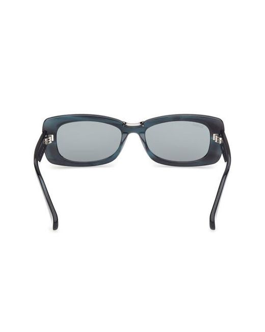 Max Mara Multicolor 53Mm Rectangular Sunglasses