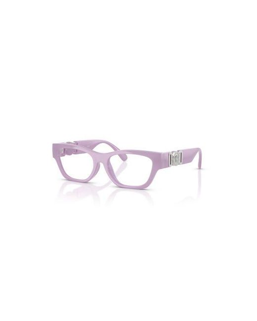 Versace Purple 48Mm Round Optical Glasses