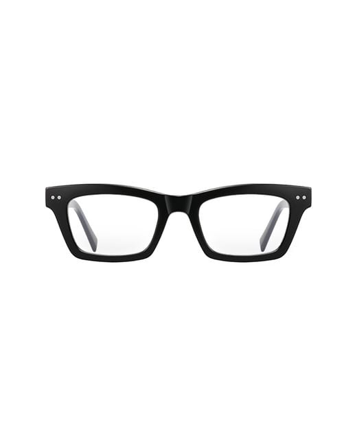 Fifth & Ninth Black Cove 49Mm Rectangular Light Blocking Glasses