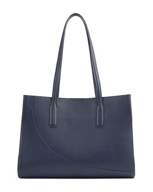 L.K.Bennett Blue Olivia Oliod Leather Tote