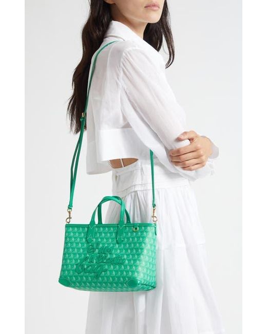 Anya Hindmarch Green X-Small I Am A Plastic Bag Tote