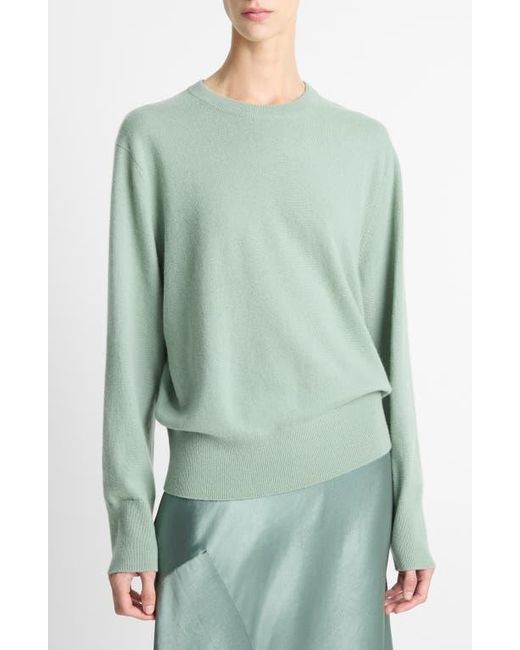 Vince Green Crewneck Cashmere Sweater
