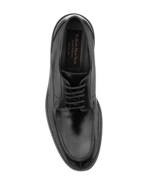 To Boot New York Black Curtis Moc Toe Derby for men