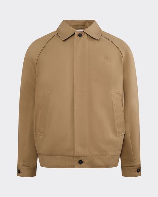 le PERE Brown Harrington Jacket for men
