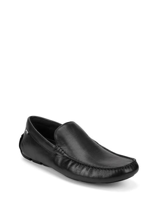 Kenneth Cole Black Theo Moc Toe Driving Loafer for men