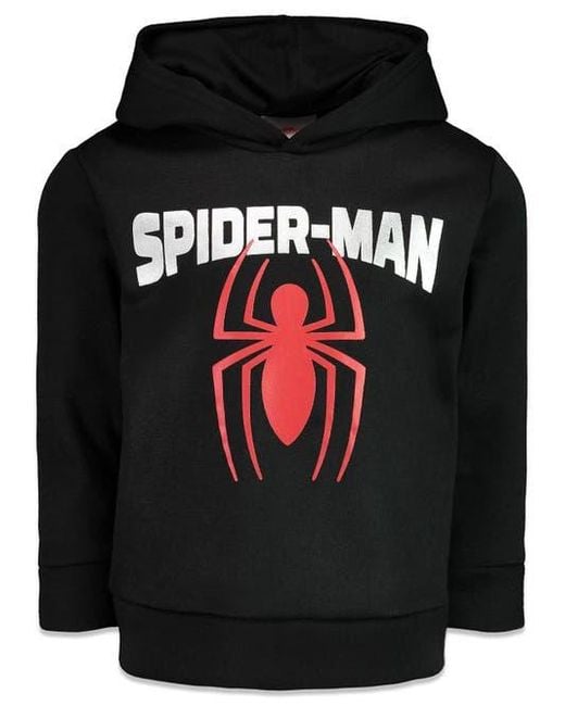 Marvel Black Spider- Pullover Hoodie for men