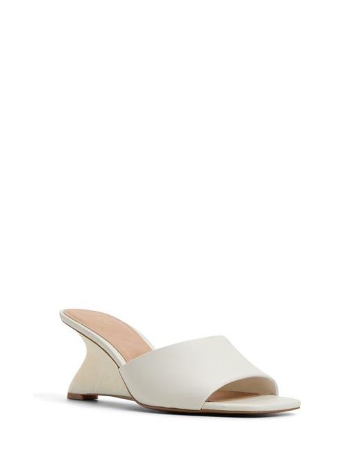 ALDO White Fiala Wedge Sandal