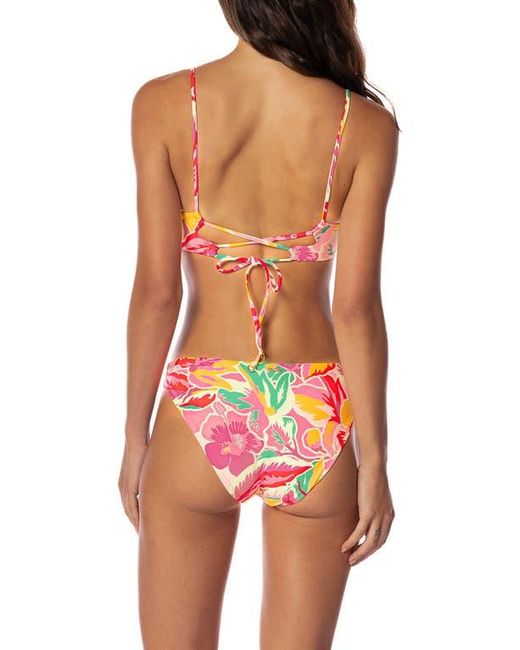 Maaji Pink Dream Garden Sublimity Reversible Bikini Bottoms