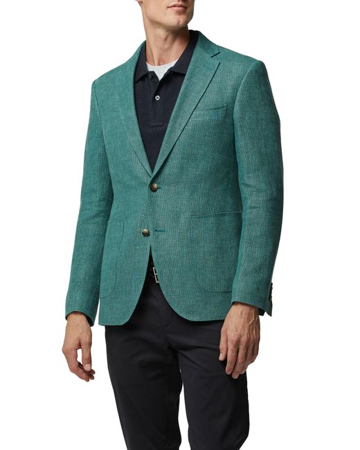 Rodd & Gunn Green The Cascades Virgin Wool & Linen Sport Coat for men
