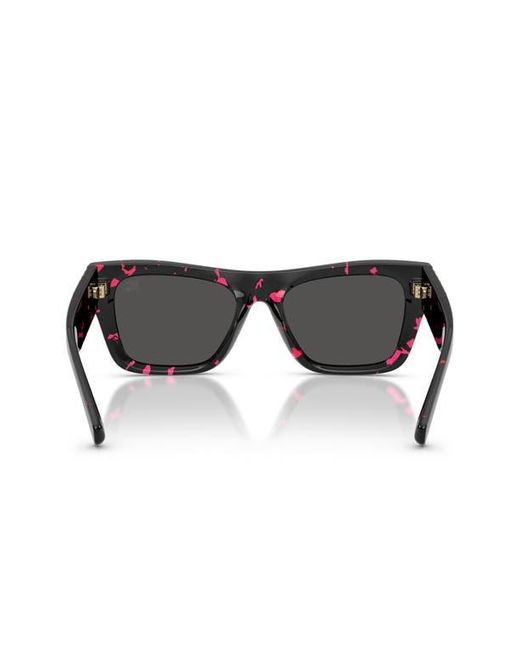 Burberry Black 53Mm Rectangle Sunglasses