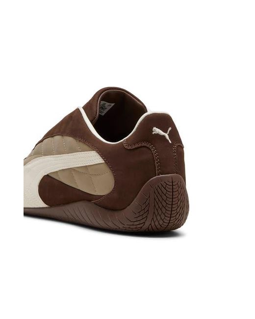 PUMA Brown Speedcat Plus Quilted Sneaker for men