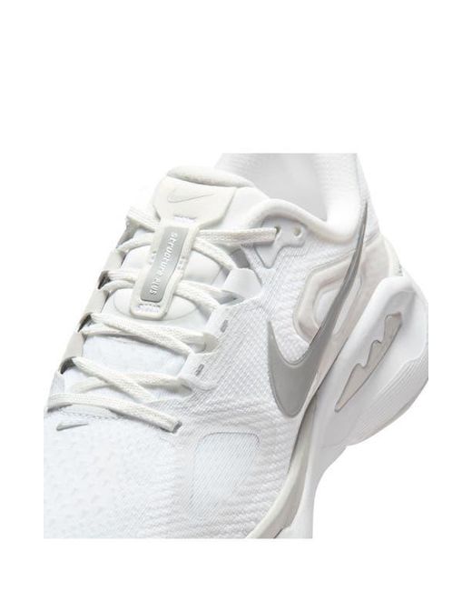 Nike White Structure Plus Running Shoe