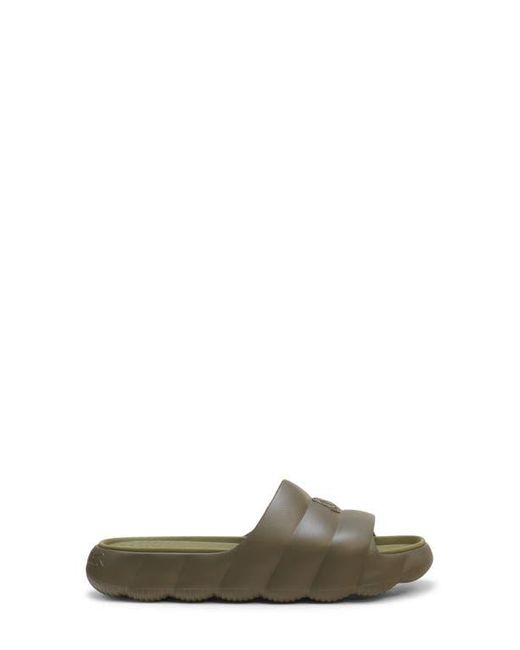 Moncler Green Lilo Slide Sandal for men