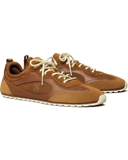 Tory Burch Brown Field Sneaker