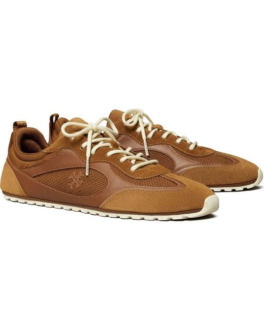 Tory Burch Brown Field Sneaker