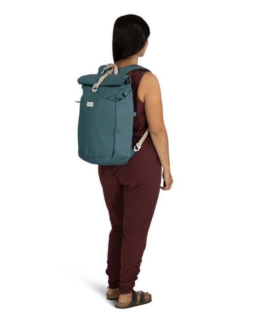 Osprey Green Arcane 24-Liter Roll Top Backpack