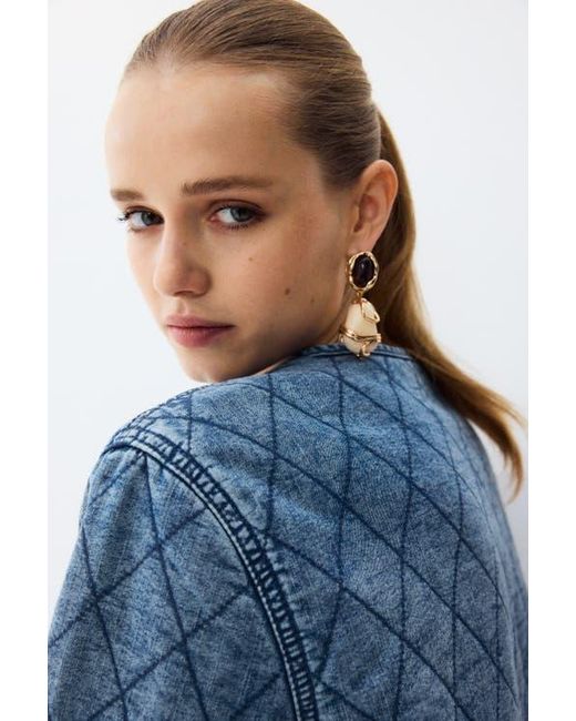 H&M Blue Reversible Denim Jacket