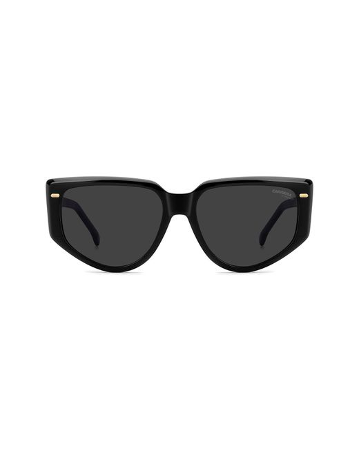 Carrera Black 57Mm Rectangular Sunglasses