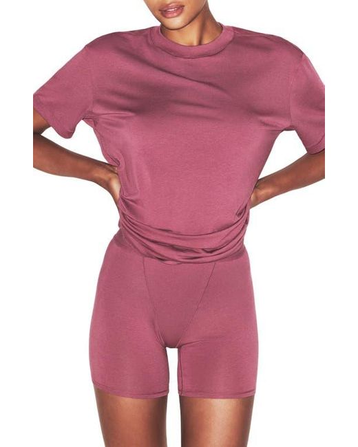 Skims Purple Boyfriend T-Shirt