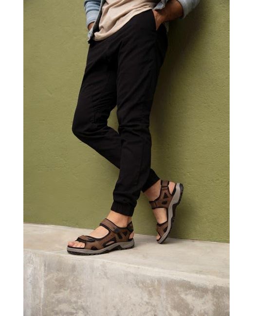 Ecco Brown Yucatan Sandal for men