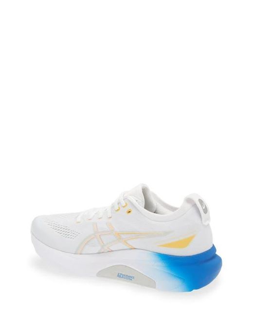 Asics White Gel-Kayano 31 Running Shoe for men