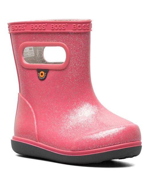 Bogs Pink Skipper Ii Waterproof Rain Boot