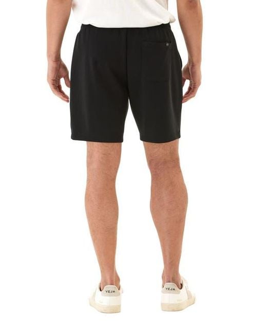 Threads For Thought Black Casper Drawstring Shorts for men