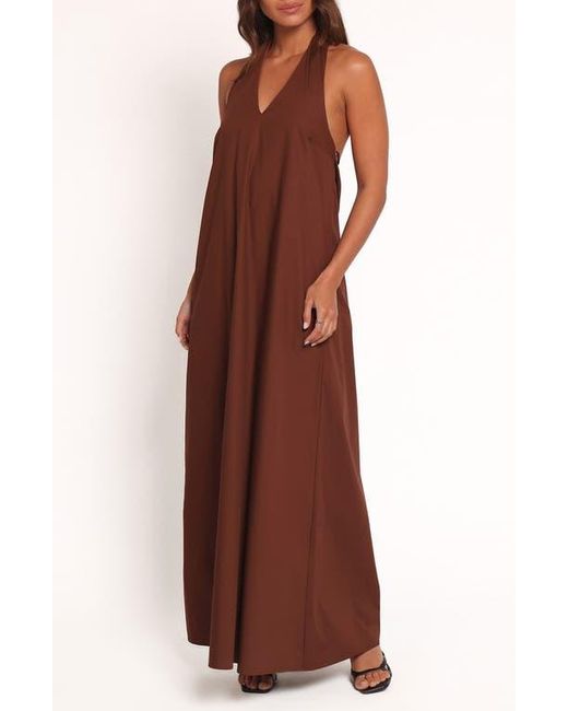 long chiffon dress vacation Nerissa Sage Chiffon Maxi Dress - S Size - Women's Dresses main image 1