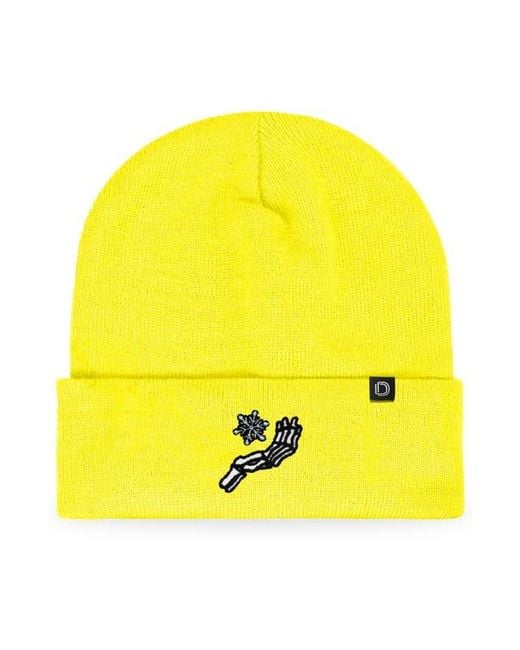 Alix Yellow Chill Touch Beanie for men
