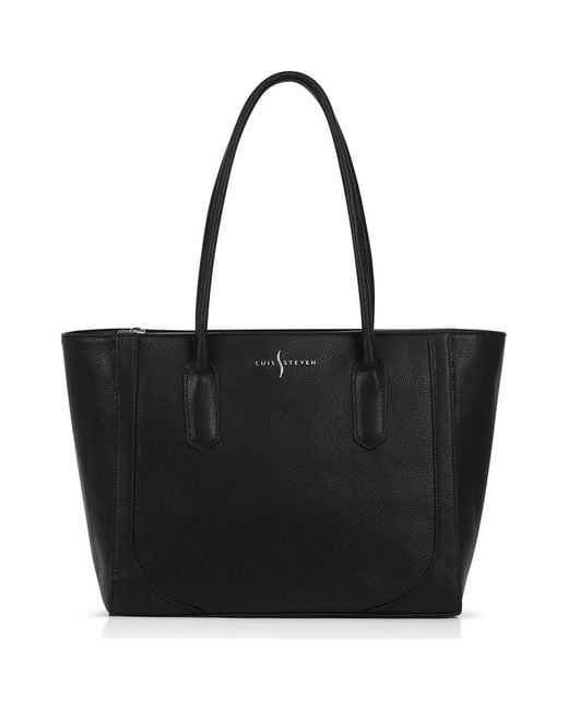 Luis Steven Black Medium Tote Pro