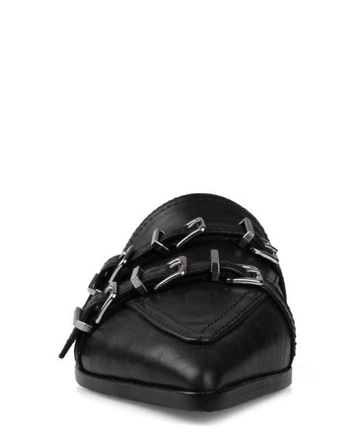Zigi Black Roussih Pointed Toe Mule