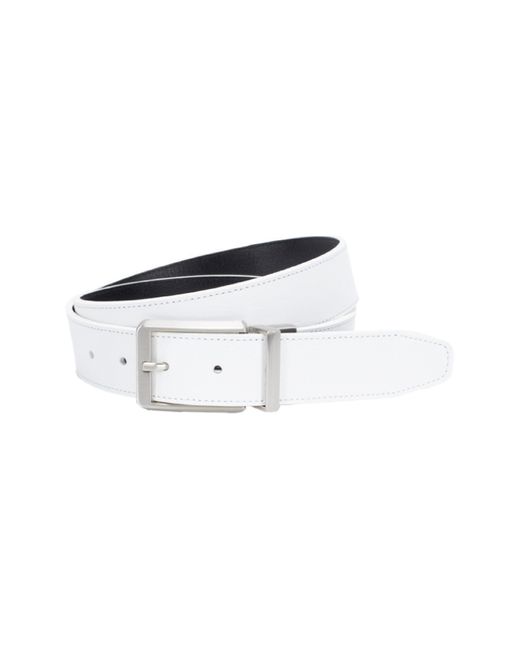 Nike Core Reversible Leather Belt in White for Men | Lyst