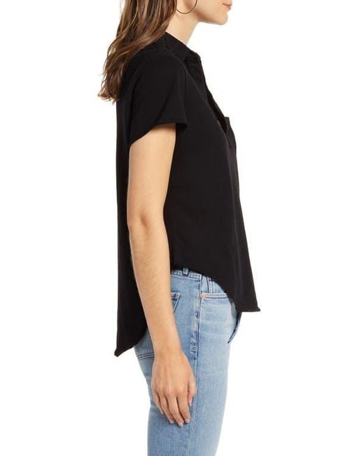 Frank & Eileen Black Pocket Tee