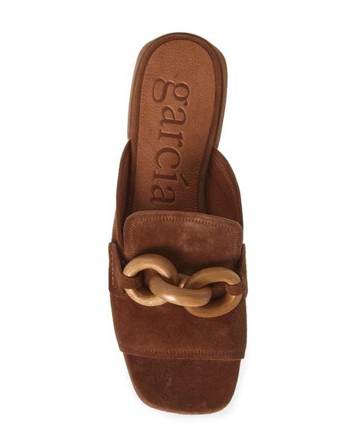 Pedro Garcia Brown Enna Slide Sandal