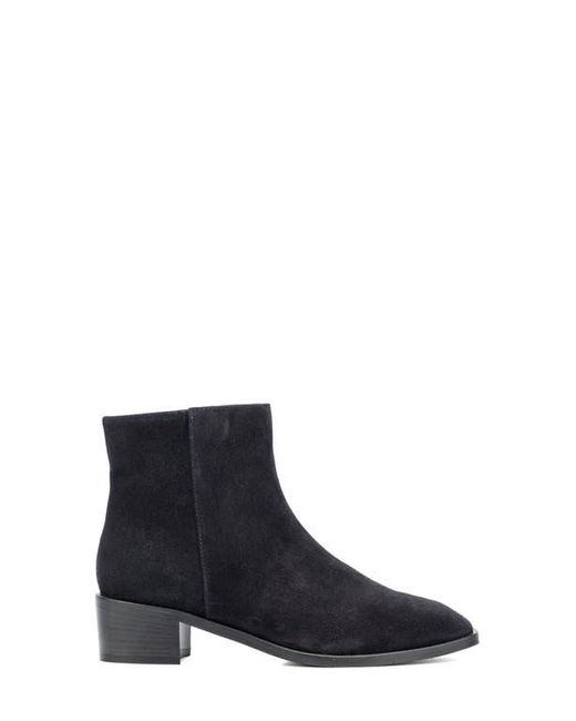 Aquatalia Blue Reeta Luxe Suede Bootie