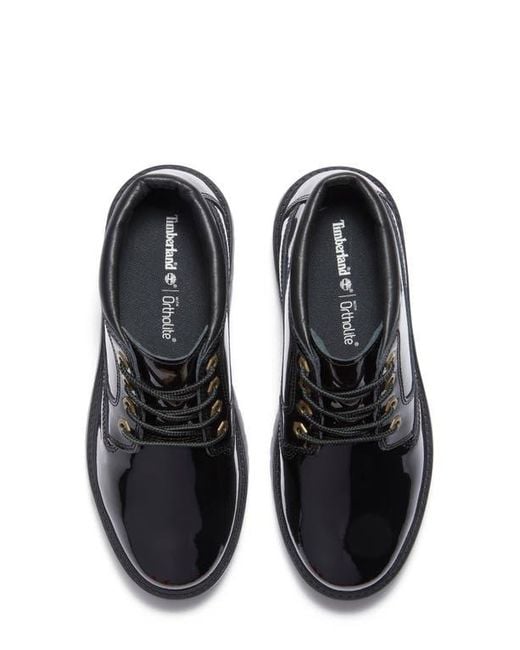 Timberland Black Stone Street Waterproof Platform Boot