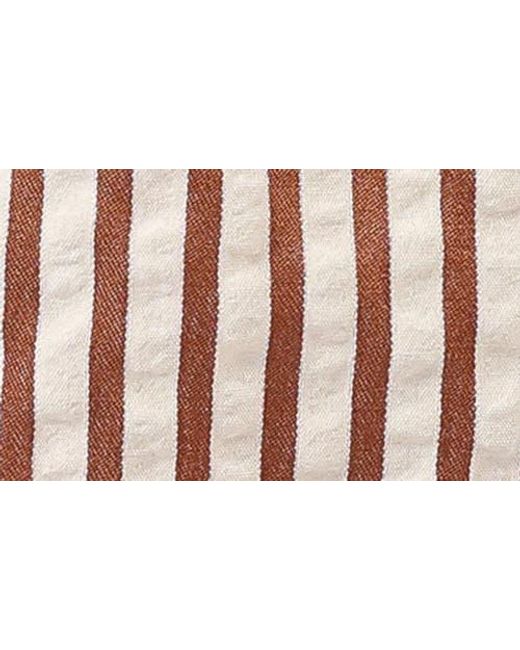 Petal & Pup Multicolor Kennie Stripe Cotton Blend Seersucker Shorts
