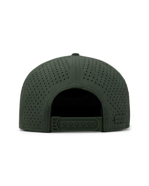 Melin Green Trenches Icon Hydro Performance Snapback Hat for men