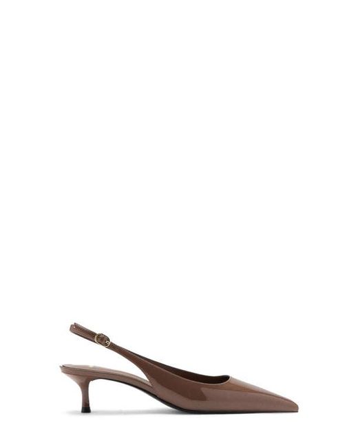 Mango Brown Mona Slingback Pump