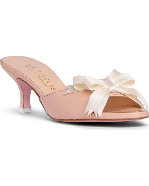 Beautiisoles Pink Elena Slide Sandal