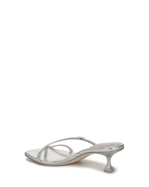 Circus by Sam Edelman White Juliet Kitten Heel Slide Sandal