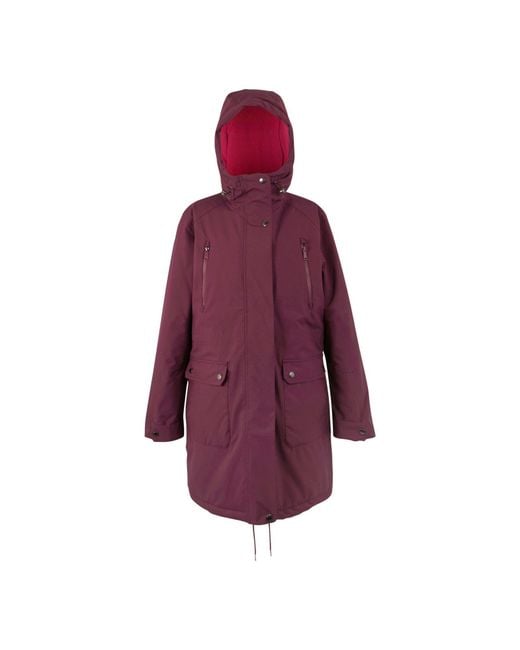 Regatta Purple Valenta Waterproof Jacket